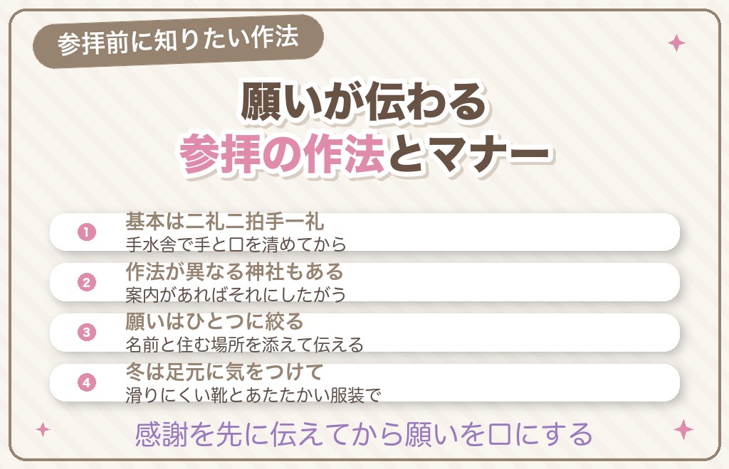 恋愛成就の願いが伝わる参拝の作法とマナー