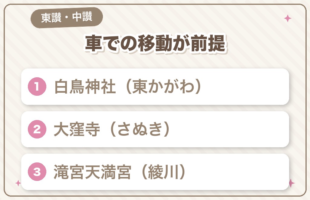 東讃・中讃エリアの香川のパワースポット3選