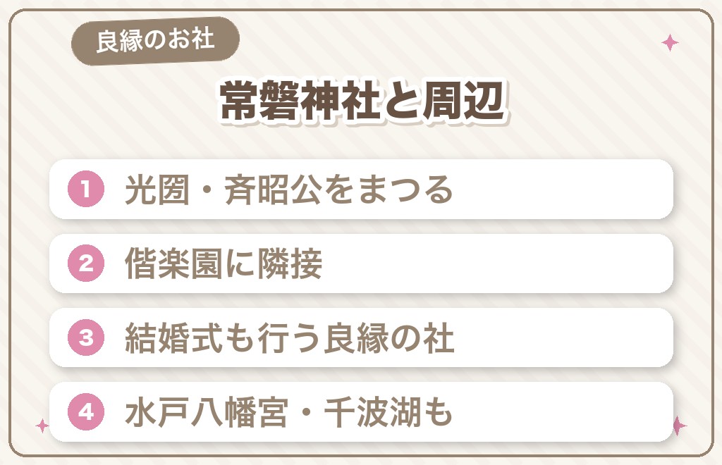 偕楽園そばの常磐神社と水戸の恋愛パワースポット
