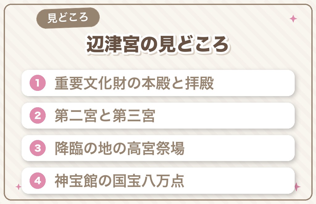 辺津宮でめぐりたい宗像大社のパワースポット