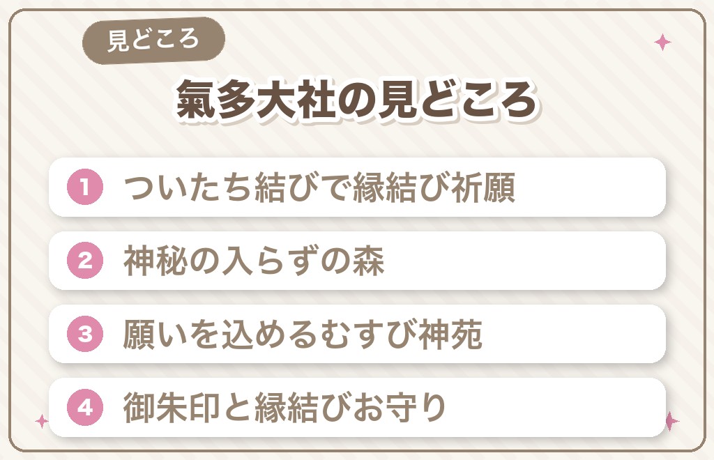 縁結びのパワースポット氣多大社の見どころ