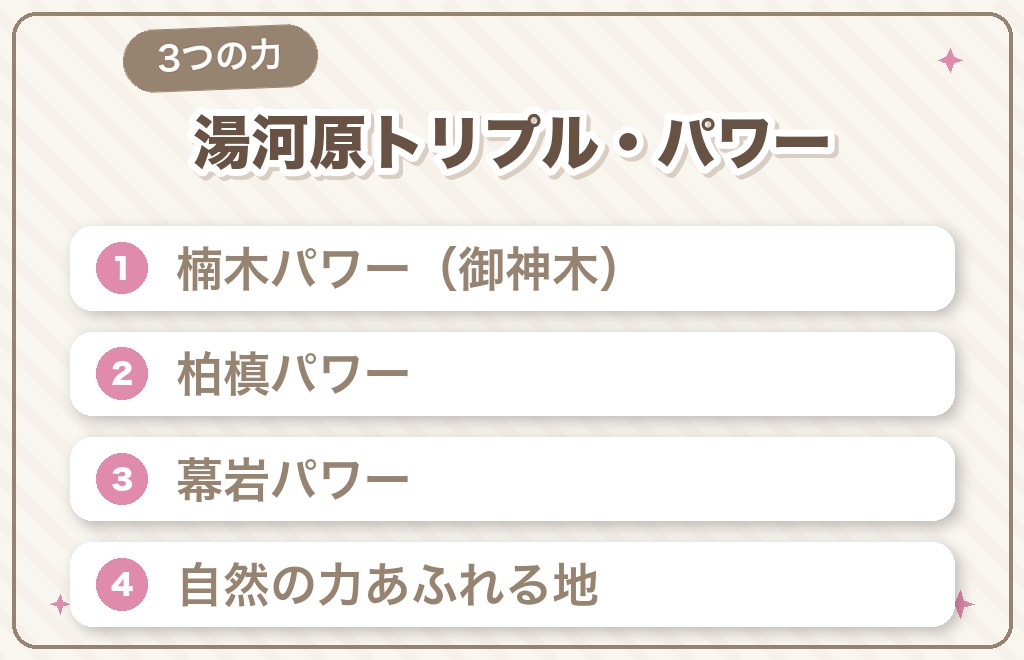 湯河原トリプル・パワースポットとは